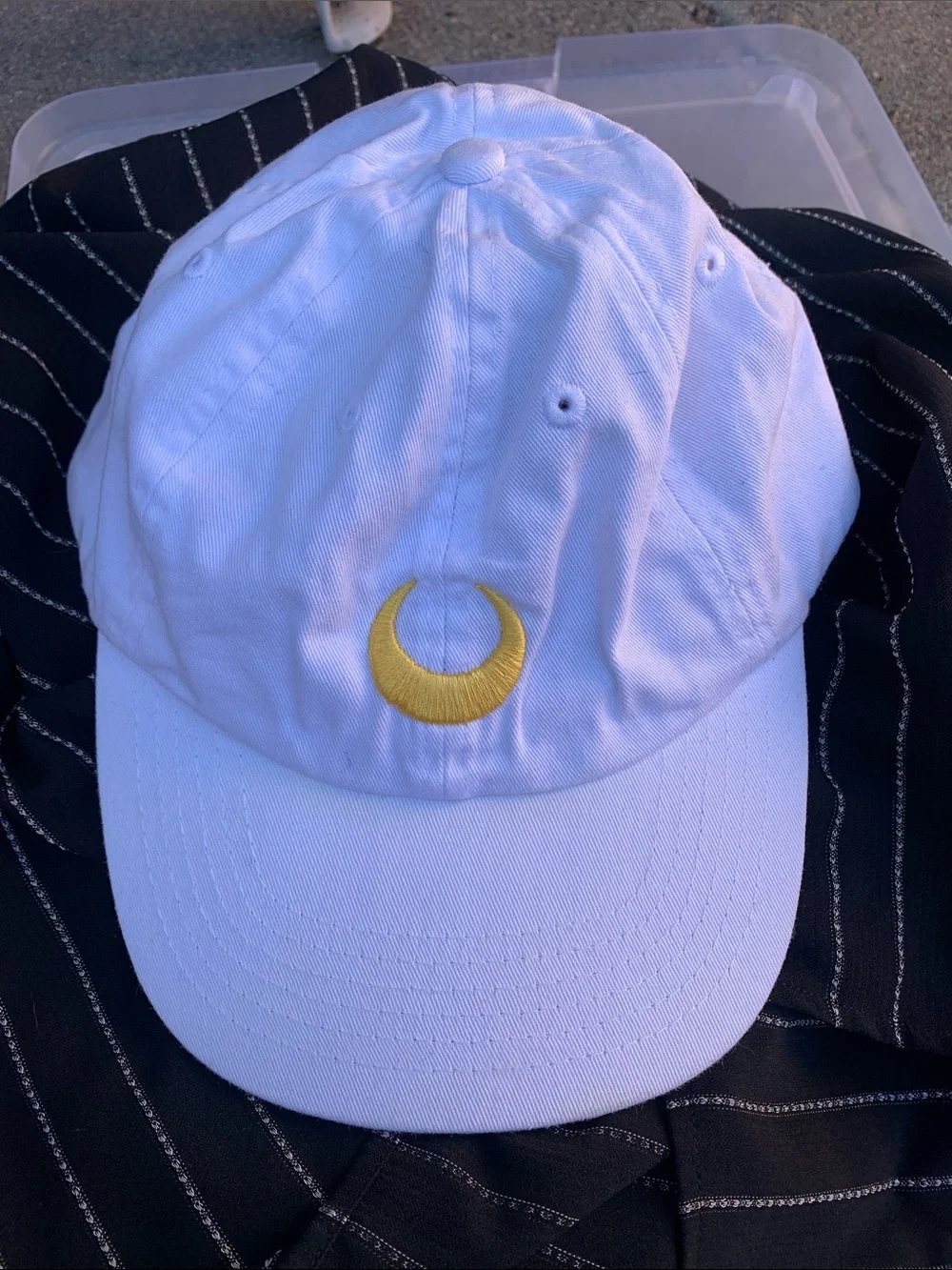 Sailor Moon Luna white cap/hat